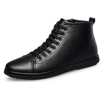Load image into Gallery viewer, Men&#39;s Warm Lace-Up Ankle Boots
