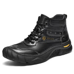 Load image into Gallery viewer, Men&#39;s Plush Non-Slip Ankle Boots
