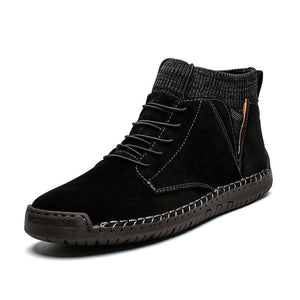 Men's Autumn Warm Basic Ankle Boots