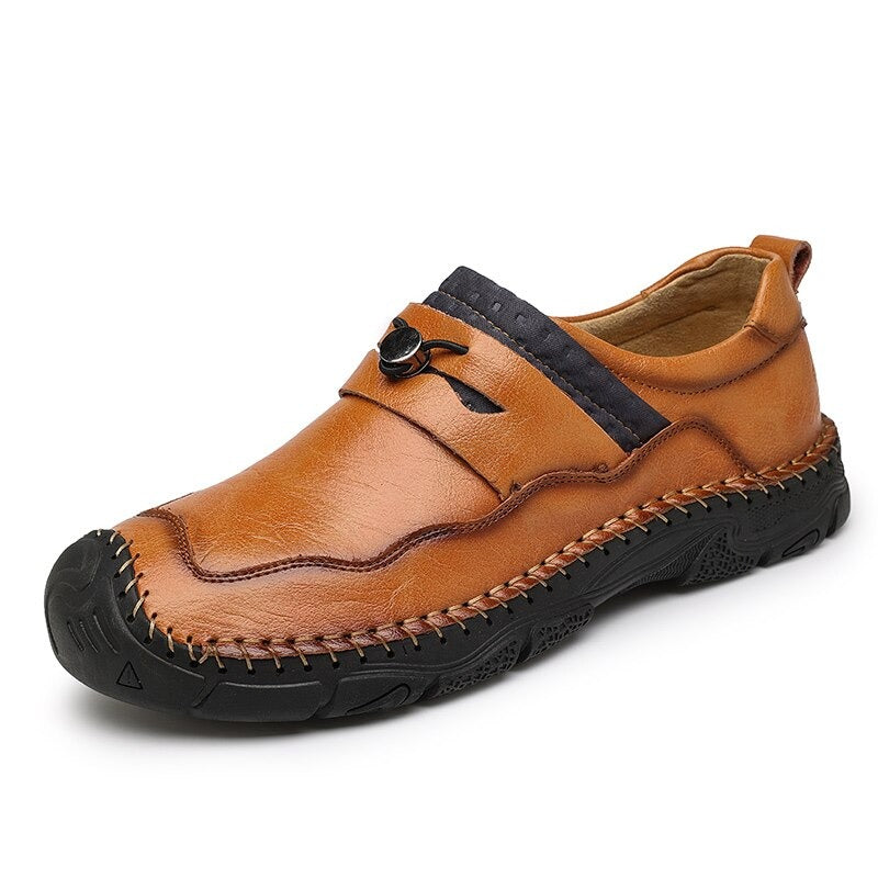 Split Leather Comfortable Casual Men's Shoes