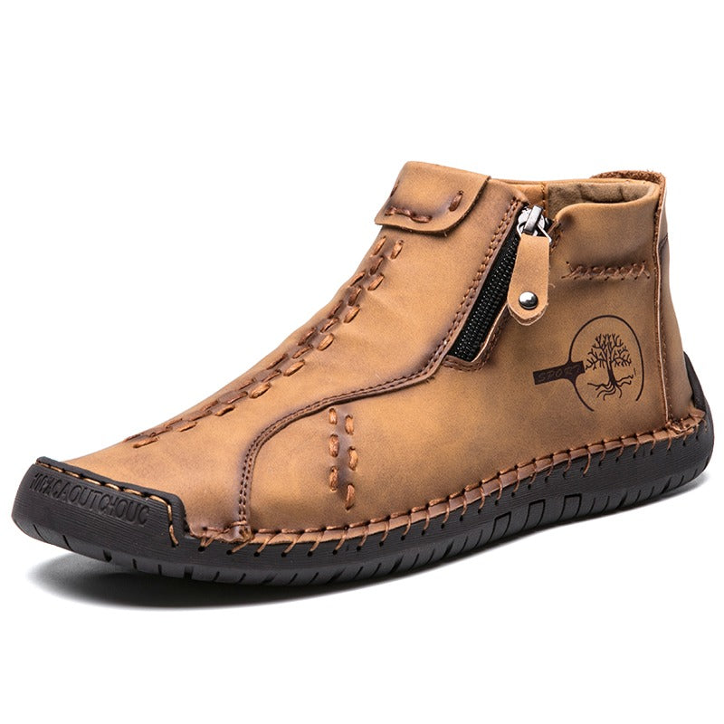 Men's Zip Outdoor Ankle Boots