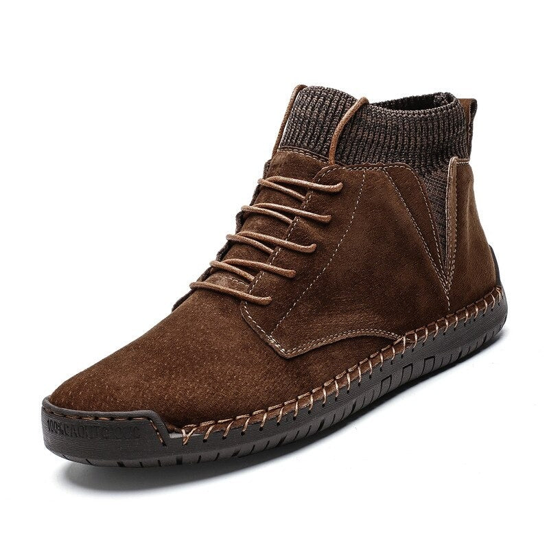 Men's Autumn Warm Basic Ankle Boots