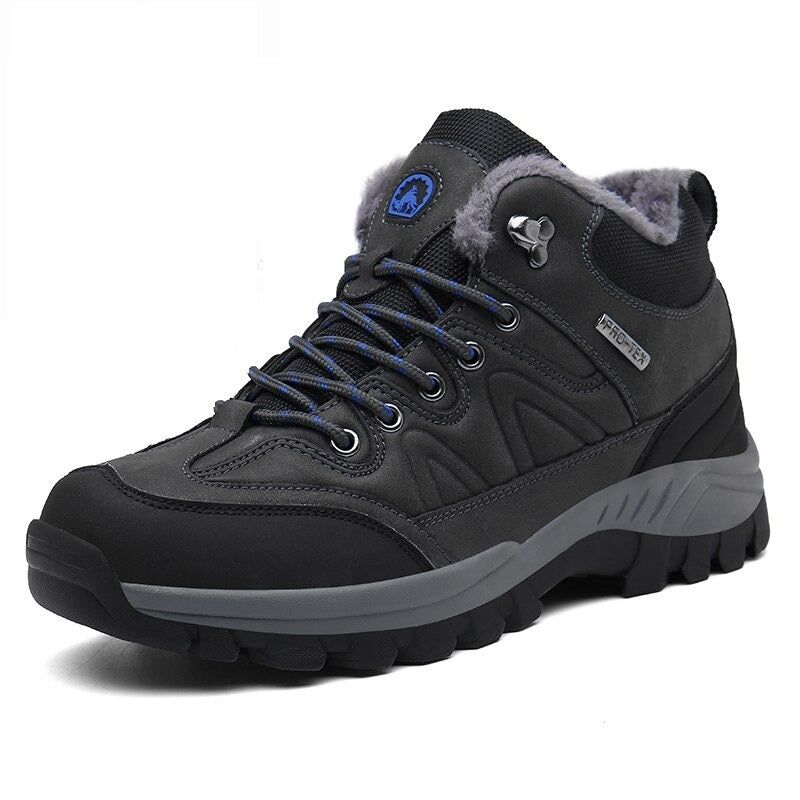 Men's Warm Waterproof Lace Up Boots