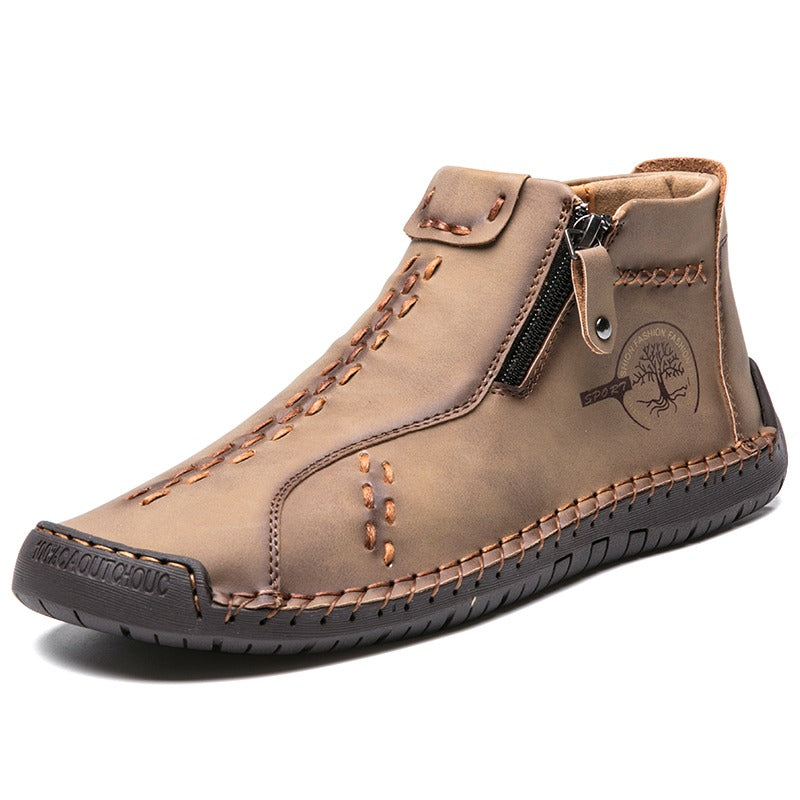 Men's Zip Outdoor Ankle Boots