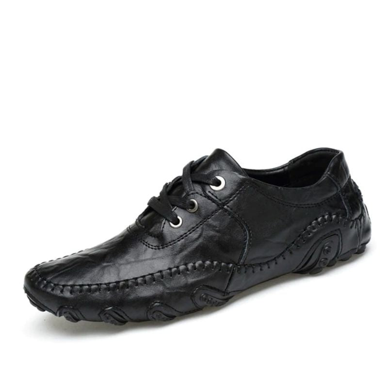 Men's Slip On Leather Flats Loafers