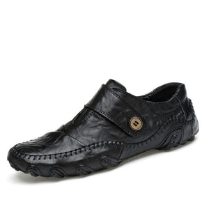 Men's Slip On Leather Flats Loafers