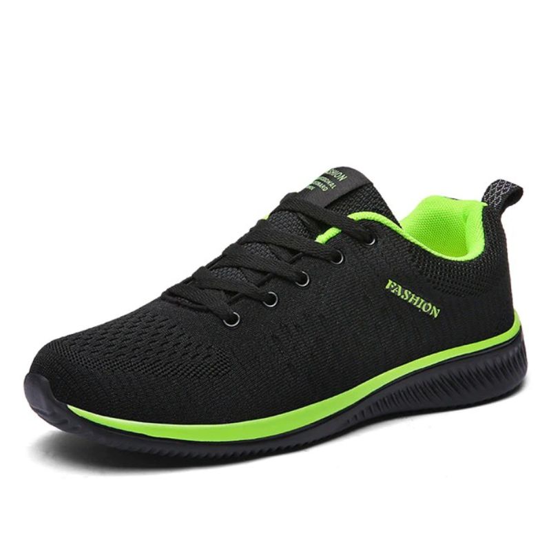 Men Casual Lace-Up Mesh Shoes