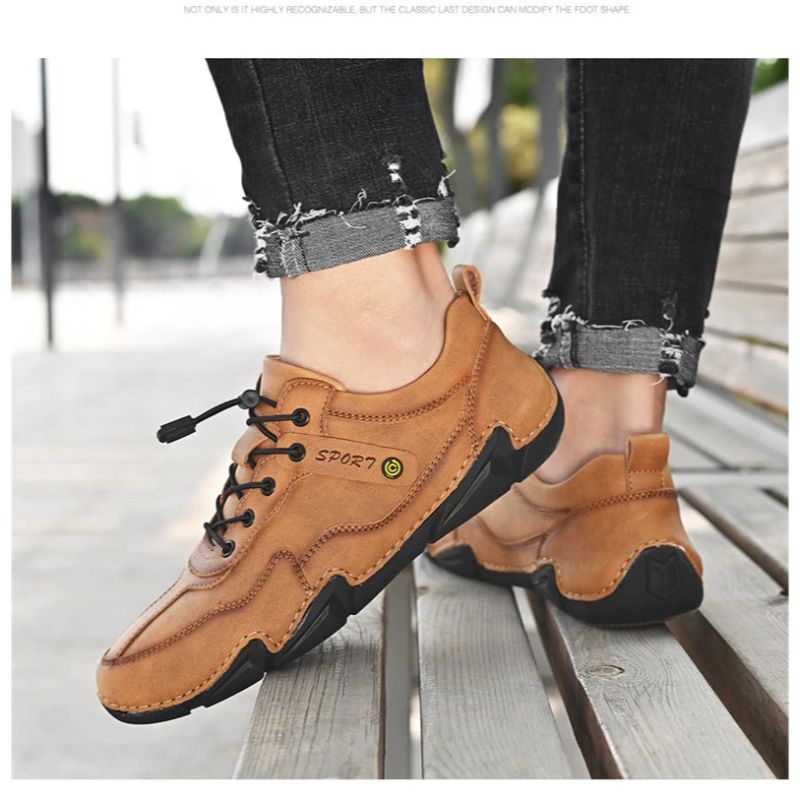 Men's Leather Casual Handmade Shoes