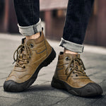 Load image into Gallery viewer, Men&#39;s Plush Non-Slip Ankle Boots
