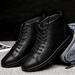 Load image into Gallery viewer, Men&#39;s Warm Lace-Up Ankle Boots
