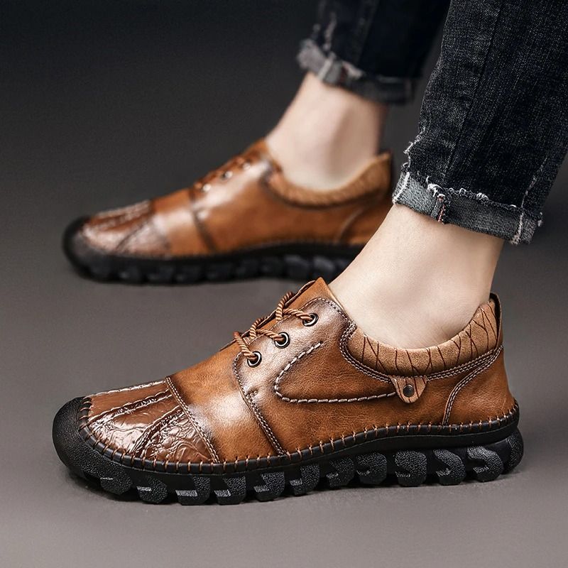 Men's Casual Split Leather Shoes