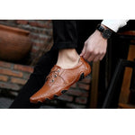 Load image into Gallery viewer, Fashion Causal Genuine Leather Men&#39;s Shoes
