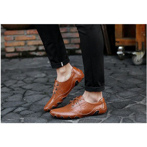 Fashion Causal Genuine Leather Men's Shoes