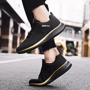 Men Casual Lace-Up Mesh Shoes