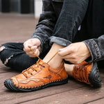 Load image into Gallery viewer, Men&#39;s Handmade Non-Slip Leather Shoes
