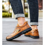 Load image into Gallery viewer, Men&#39;s Leather Handmade Casual Shoes
